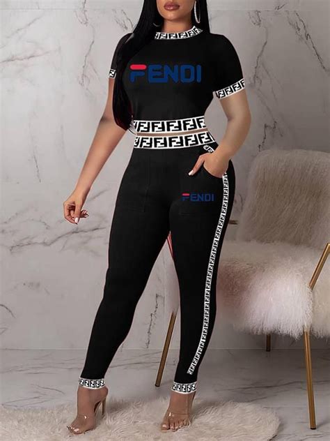 fendi pants set|fendi swag outfit for women.